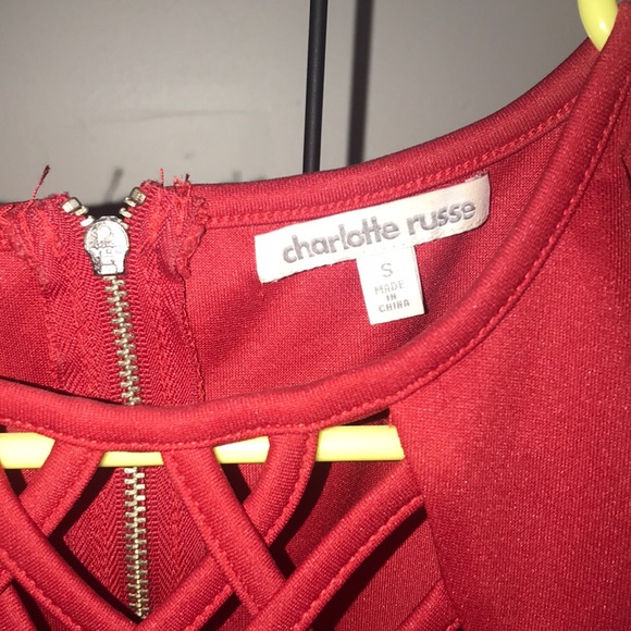 CHARLOTTE RUSSE RED DRESS - Picture 3 of 3